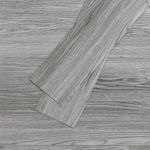 Jeedeson Peel and Stick Floor Tile, Self-Adhesive Vinyl Flooring, 36 Pack 54 Sq.Ft Wood Look Floor Tiles 6" x 36" Waterproof Easy Cut DIY Vinyl Plank for Bedroom Kitchen Living Room (Dark Grey)