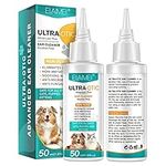 Dog Ear Cleaner 2Pack- Removal Ear Hair Liquid for Pets, Ear Cleaner Alcohol Free, Dog Ear Infection Treatment, Supports Infection Prone Ears, Ear Odor in Pets