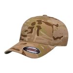 Flexfit Baseball Fitted Cap, Multicam Arid, One Size