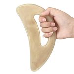 AICNLY Large gua sha Massage Tool, Lymphatic Drainage Massager,Muscle Scraping Massage Tools,Body Sculpting Anti Cellulite Tools for Man and Women (Bone)