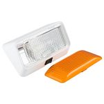 Lumitronics LED RV Exterior Porch Light with On/Off Switch and Removable Lenses. Perfect Outside Replacement 12V Lighting for RVs, Motorhomes, Campers, 5th Wheels, Trailers.