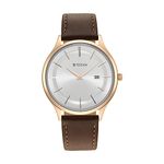 Titan Classique Slim Analog Silver Dial Leather Men's Watch-90142Wl01