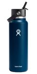 Hydro Flask Wide Flex Straw Cap Indigo 40 Oz