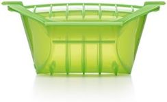 Lekue, Green 3-4 Person Deep Steam Case with Tray and Cookbook, Normal