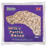 Pointer - Milky Petite Small Bite Dog Bones, Milky Petite Dog Treats, Wheatmeal Biscuits with Added Calcium, (6 x 400g) - 2.4kg