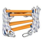 13ft Fire Escape Ladder Rope Ladder Fire Escape Emergency Fire Escape Ladders for 2 Story Homes