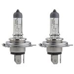 Philips 9003 VisionPlus Upgrade Headlight Bulb with up to 60% More Vision, 2 Pack