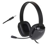 Stereo Headset with Unidirectional Noise-Canceling Microphone. Compatible with PC's, Macs, Chromebooks, Microsoft Surface, Tablets, Smartphones, and Most Gaming Systems) (AC-6008)