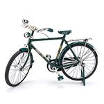 DIY Retro Bicycle Model Ornament for Kids, 1:10 Simulation Mini Bicycle Model Scale Kit, Finger Bike Models Toys, Creative Iron Art Tabletop Ornament Toys