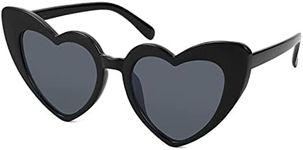 FEISEDY Heart Shaped Sunglasses Women UV400 Protection Party Decorations Stylish Love Eyeglasses