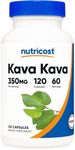 Nutricost Kava Kava Capsules 350 MG Per Serving, 120 Capsules, 60 Servings - Non-GMO, Vegan