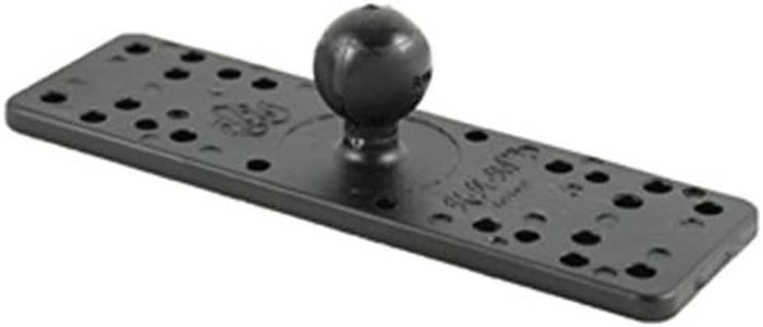 RAM Mounts Rectangular Plate Universal Marine Electronic Ball Adapter, Ball Size B 1 Inch