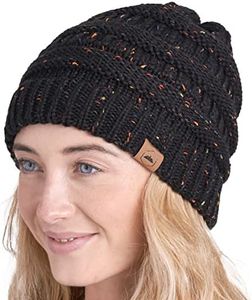 Tough Headwear Beanie for Women - Warm Chunky Cable Beanie Hats for Women, Winter Hats for Cold Weather, Knit Caps for Women & Stocking Caps