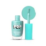 SUGAR POP Nail Lacquer 17 Mint Marvel (Mint Blue) | Dries In 45 Seconds | Chip-Resistant | Glossy Finish | High Shine | Nail Polish For Women, 10 Milliliters