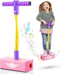 BHALUS Foam Pogo Jumper for Kids Pogo Stick Activity Toy for 3 Years and Up Durable Jumping Stick for Indoor and Outdoor Fun Promotes Growing Taller Ideal Gift for Boys and Girls Ages 3-12 (Multi)