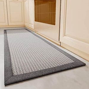 Kitchen Rugs & Mats Non Slip Kitchen Mat Washable Kitchen Floor Mat Anti Slip Absorbent Standing Mats for Home (50x120cm)