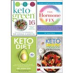 Keto-Green 16, The Hormone Fix, Keto Diet, The Keto Crock Pot Cookbook For Beginners 4 Books Collection Set