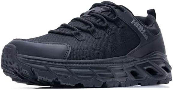 Mens Running Shoes | Tennis Hiking Shoes | Trail Running Shoes for Men | FALKON 1.0 Non-Slip Gym Jogging Road Running Shoes | Cross-Training Athletic Sport Workout Fashion Sneakers Black Size US 11