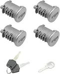 4 Pack Lock Cores Fits for Yakima SKS Car Rack System Components, Replacement for SKS Lock Cores, Universal for Lockable Accessories