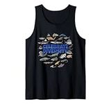 Celebrate Diversity | Sharks Apparel Types of Shark Lovers Tank Top