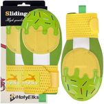 HolyElks Baseball Sliding Mitt, Baseball Glove Softball Guard, Ergonomic Design Protecting Fingers for Basic Base Running (LimeZest Glide)