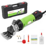 TAKEKIT Sheep Shears, 500W Professional Heavy Duty Sheep Clippers for Grooming, 6 Speeds Electric Animal Shearing Clippers for Alpacas Llamas Lambs and Large Dogs with Think Hair