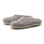 Nootkas Women's Felted Merino Wool 'Astoria' Mule House Slipper (Heather, US 7.5-8.0)