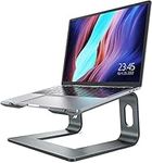 NULAXY Laptop Stand for Desk, Detachable Aluminum Laptop Riser for Desk, Ergonomic Laptop Holder Computer Stand Compatible with MacBook Air Pro, Dell XPS, HP, Lenovo More 10-16” Laptops (Grey)