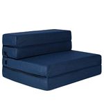 Milliard Tri-Fold Foam Folding Mattress and Sofa Bed for Guests- Cot Size 75" x 31" x 4.5"
