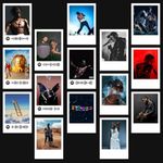 Travis Scott Poster | Travis Scott Polaroids Mini Posters Kit (Set of 15) | Collage Kit Polaroids Size (8 x 6 cm) Posters for Phone Accessories, Bedroom, Office, Living room (Travis Scott)