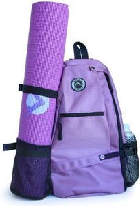 AURORAE Yoga Mat/Gym Cross-Body Travel Sling Back Pack. Mat Sold Separately.