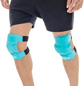 2 x Ghiaccio Gel Riutilizzabile caldo e freddo. (Fascia di Compressione). Borsa Ghiaccio freezer e Microonde. Ghiaccio ginocchiera ortopedica (legamenti, menisco) Cuscinetti terapia caldo/freddo.