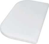 Playshoes Waterproof Jersey Fitted Sheet Mattress Protector, 81x42 cm, White