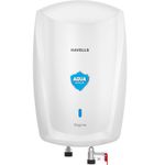 Havells Signa 5 Litre Instant Water Heater(Geyser)| Twin LED Indicator| Rust and Shock Proof Body| ISI Marked| Fire Retardant Power Cord| Warranty: 5 year on inner tank & 2 year comprehensive (White)