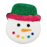 Snowman Bath Bomb; teacher gift shark filler Christmas gift idea, relax, xmas Beautiful Bath, fantasy, dreaming