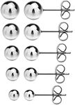 JewelrieShop Ball Earrings 316L Sur