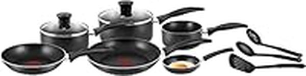 Tefal A762S944 Easycare 9-Piece Cookware Set , Black