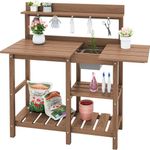 SERWALL Potting Bench Outdoor Potti