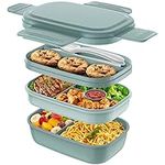 HOMETALL Adult Lunch Box,3 Stackabl