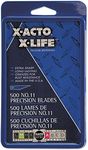 X-Acto ELMERS #11 Blades for Knives, Bulk Pack, 500 Blades Per Box (X511)