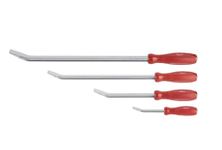 Milwaukee 4 Pc Pry Bar Set, I-Beam Design, All-Metal Core, Hammer-Ready Strike Cap, Chrome Finish, 24 Inch Bar