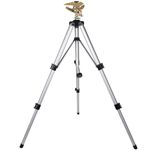 Biswing Heavy Duty Impact Sprinkler Head on Tripod Base, Tall Metal Lawn Sprinklers for Yard Lawn Garden, Telescoping Sprinkler with 3/4 Inch Connector, 360 Degree Large Area Irrigation, 1 Pack