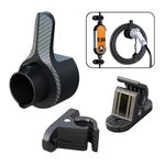 RNOPWO EV Charger Holder with Charging Box Clamp Holder for SAE J1772 Connector, Control Box Holder with Wall-Mount Electric Vehicle Charger Holster