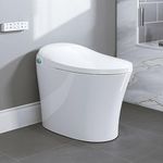 HOROW Smart Bidet Toilet With Automatic Flush, Heated Seat, Warm Water, Dryer, Pre-Wet, Night Light, Deodorization, Remote Control