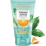 Bielenda Fresh Juice - Exfoliates Dead Skin Cells, Cleanses And Refreshes The Face Hydrates And Leaves The Skin Smooth And Soft-Moisturizing Face Sugar Scrub Orange - 150 g