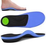Orthotic Insole,Arch Support for Insole,Plantar Fasciitis Insole,Trimable Size,for Over Pronation,Metatarsalgia,Flat Feet,Heel Pain, Insoles for Men and Women (S (UK W'S5.5-6.5,EU W'S38-40))