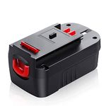 MANUFER HPB18 18V 4.8Ah NI-MH Replace for Black and Decker 18V Battery HPB18 HPB18-OPE 244760-00 A1718 A18 FSB18 FEB180S