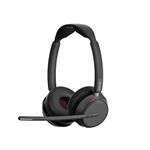 EPOS IMPACT 1060T Adaptive ANC Professional Office Wireless On Ear Headset - Dual-Sided, Enhanced Ai, Super Wideband, Brainadapt Comfort, Ideal For Long Calls In Open Offices, Black