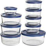 Anchor Hocking 18 Piece Glass Stora