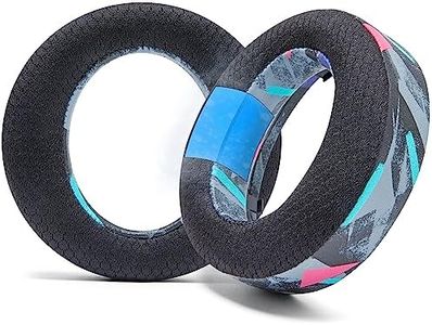 WC Freeze Pulse 3D - Cooling Gel Earpads Compatible with Sony PS5 Pulse 3D, Made by Wicked Cushions | Thicker Cushion & Wider Opening | 90's Black